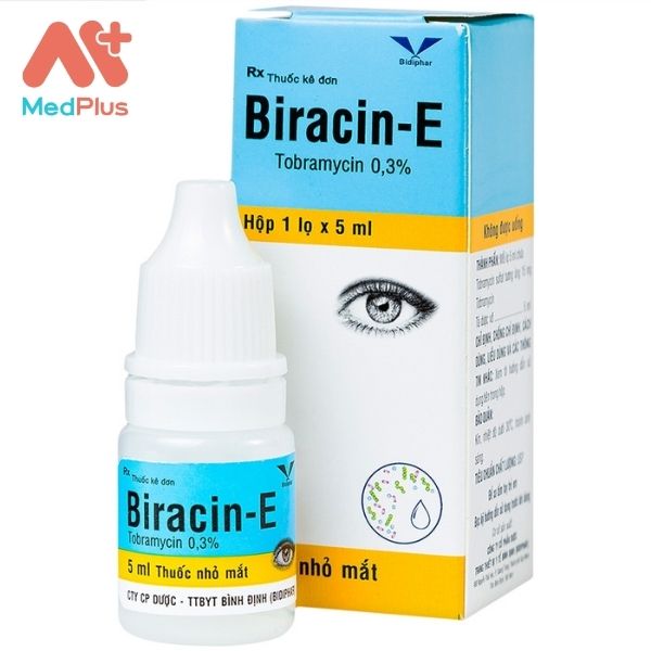 Thuốc Biracin - E điều trị nhiễm khuẩn mắt
