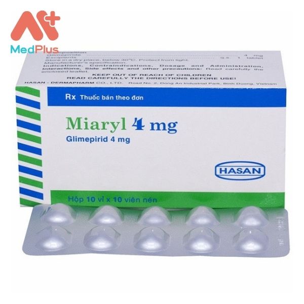 Hình ảnh minh họa cho thuốc Miaryl 4mg