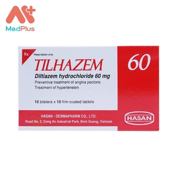 Thuốc Tilhazem 60 điều trị đau thắt ngực và tăng huyết áp