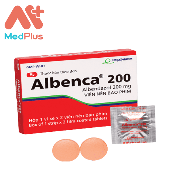Albenca 200 - Hộp vỉ xé 2 viên