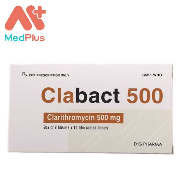  Clabact 500: Thuốc điều trị nhiễm khuẩn, viêm da