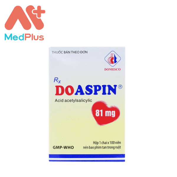 Doaspin 81 mg - Phòng ngừa tai biến mạch máu não