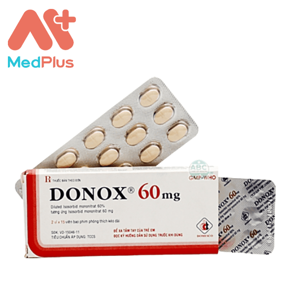 Donox 60 mg - Hộp 2 vỉ x 15 viên
