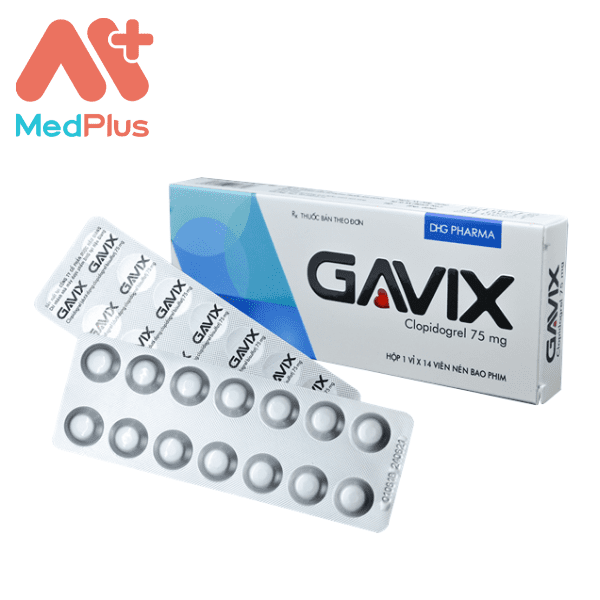 Gavix - Thuốc làm giảm nguy cơ các biến cố do huyết khối động mạch