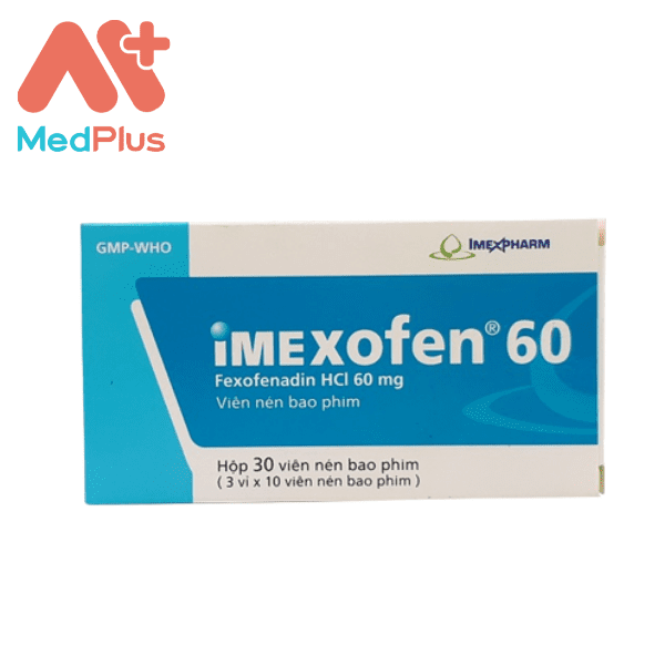 Imexofen 60 - Điều trị viêm mũi dị ứng, nổi mề đay