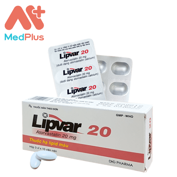 Lipvar 20 - Thuốc hỗ trợ làm giảm Cholesterol