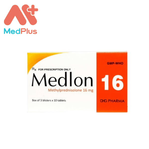  Medlon 16 - Thuốc chống viêm và suy giảm hệ miễn dịch