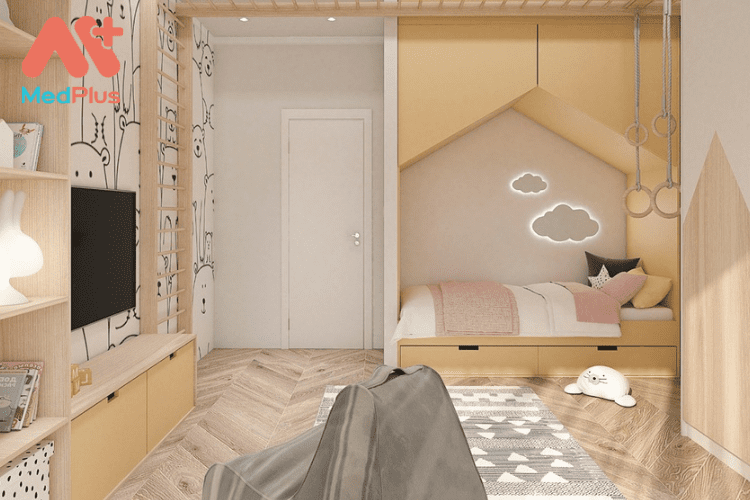 Phỏng ngủ thoải mái dễ chịu giúp con ngủ ngon