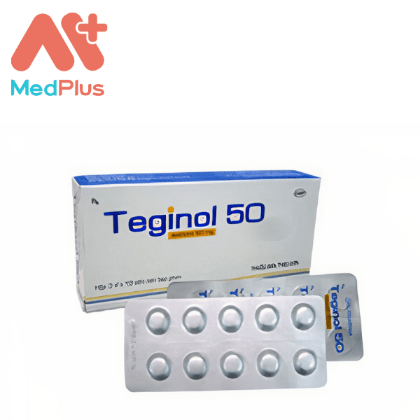 Teginol 50mg - Một hộp 3 vỉ x 10 viên