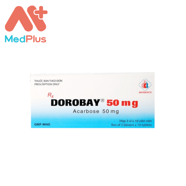 Thuốc Dorobay 50mg hỗ trợ điều trị đái tháo đường tuýp 2