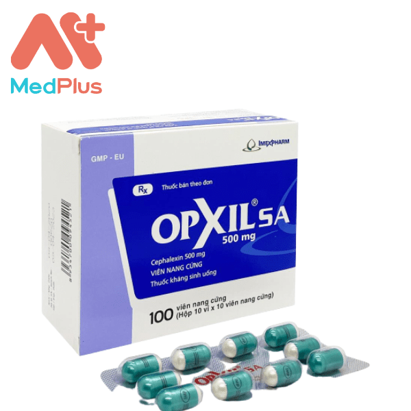 Thuốc Opxil SA 500mg - Hộp 10 vỉ x 10 viên