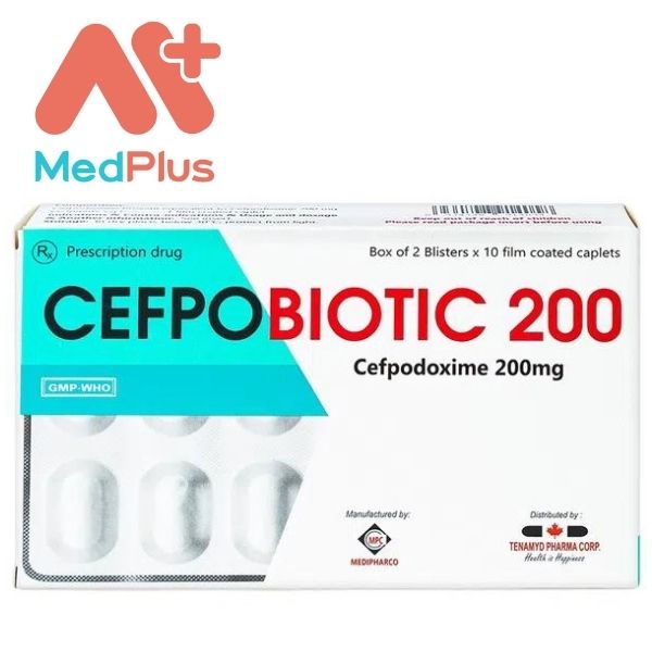 Thuốc Cefpobiotic 200 Trị Đau Họng, Viêm Amidan