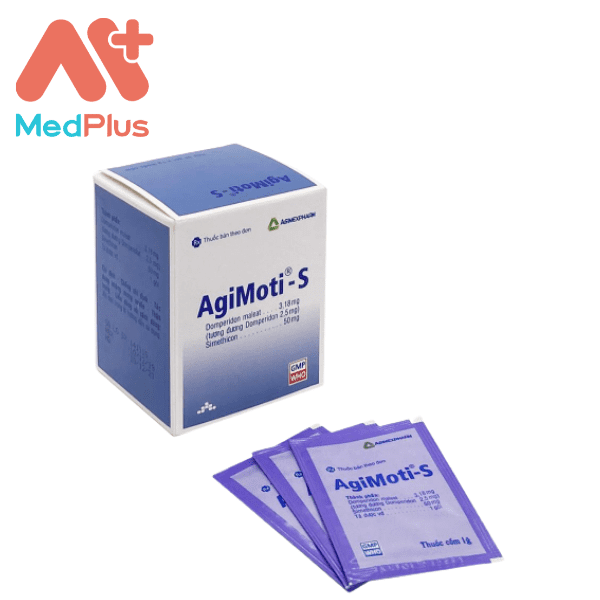 Agimoti-S - Hộp 10 gói, 30 gói x 1g thuốc cốm