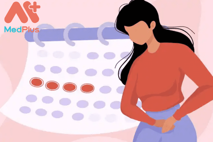 Đau bụng kinh là kết quả của sự co bóp của tử cung, gây ra những cơn đau nhức, ê ẩm, co thắt ở vùng xương chậu và vùng bụng dưới.