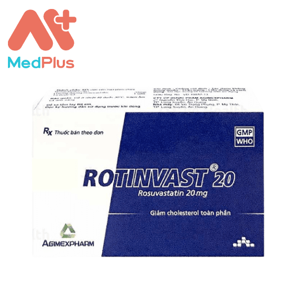 Rotinvast 20 - Thuốc giúp làm giảm Cholesterol