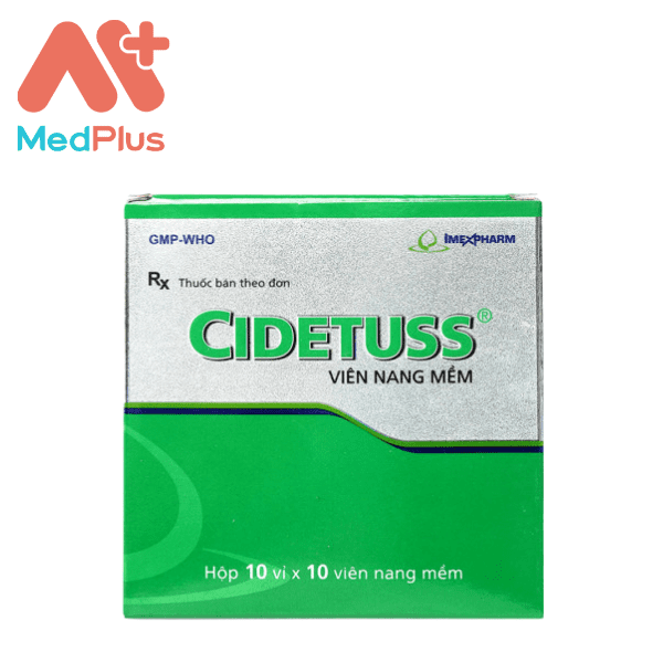Thuốc Cidetuss điều trị ho có đờm hiệu quả