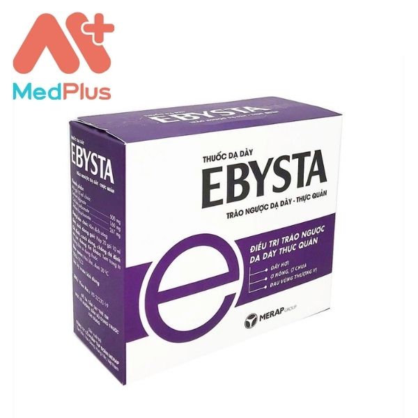 Ebysta Hộp 20 gói trị trào ngược dạ dày