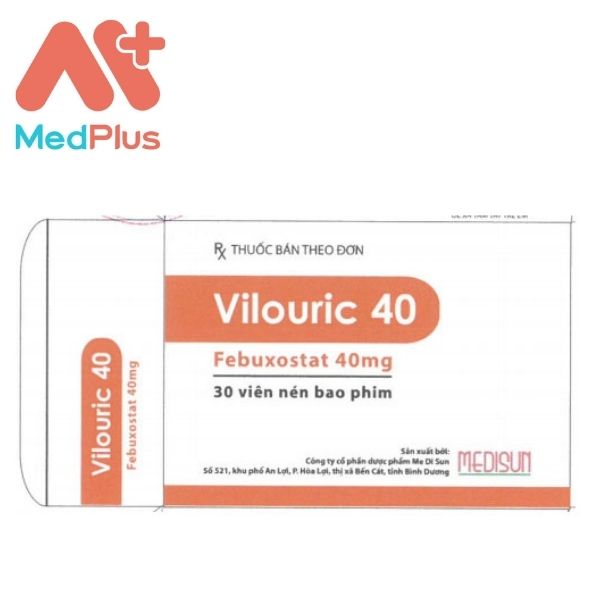 Vilouric 40 - Thuốc điều trị bệnh gout