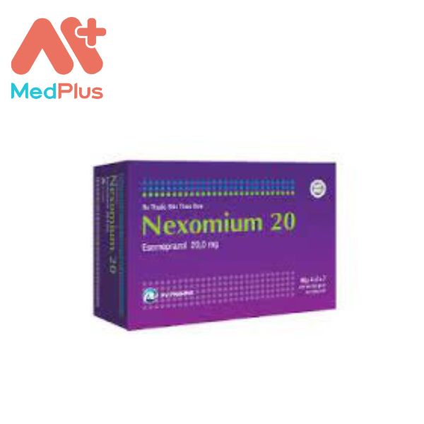 Nexomium 20 - Thuốc điều trị trào ngược dạ dày và viêm thực quản.