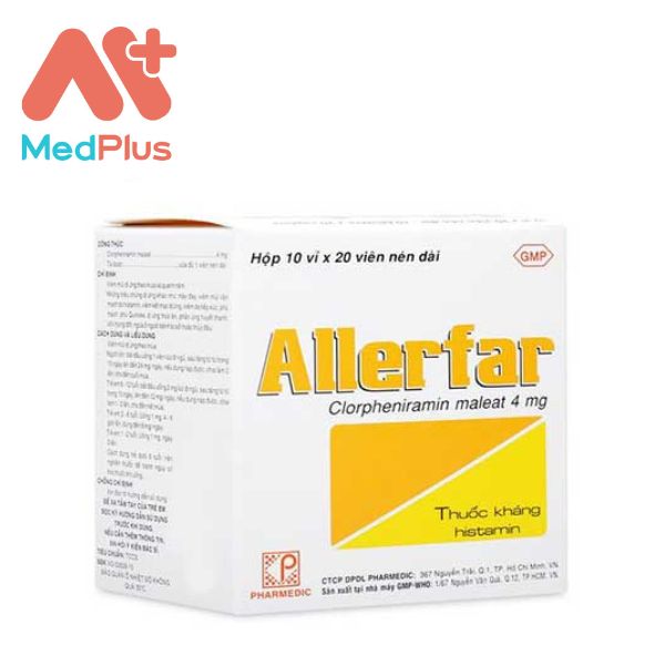 Allerfar - Thuốc điều trị viêm mũi dị ứng 