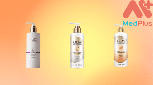 3 dòng body lotion theo màu từ phải qua trái