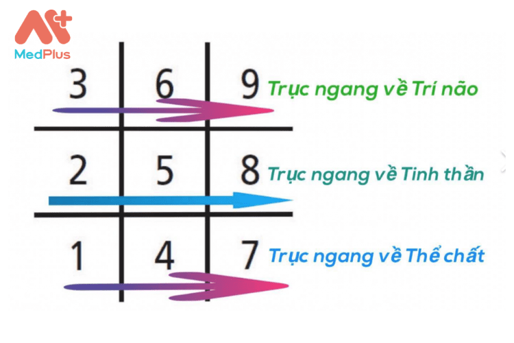 Thứ tự các số trong biểu đồ ngày sinh