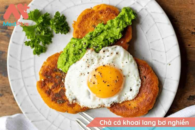 Chả cá khoai lang bơ nghiền