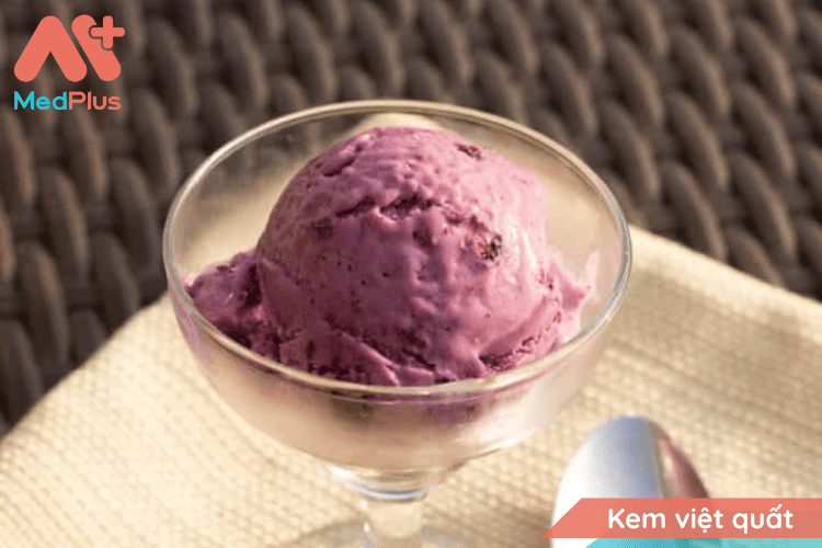 5 món ăn Keto từ quả việt quất hấp dẫn 133 Kem việt quất