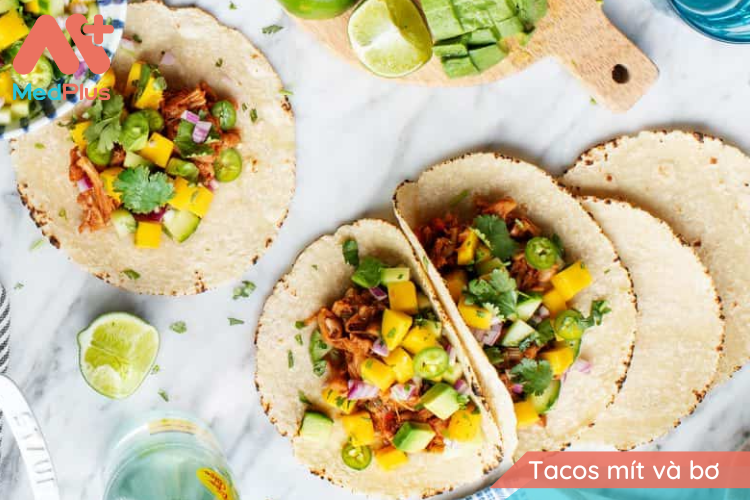 tacos mít và bơ