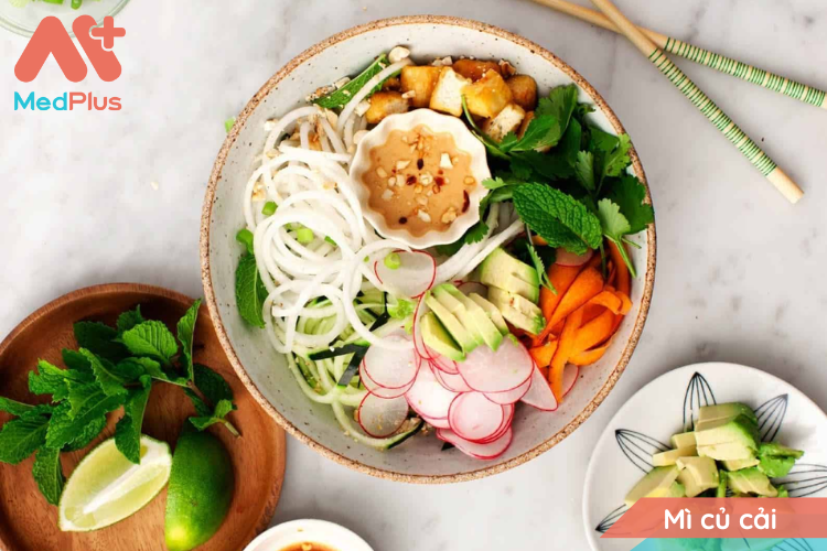 5 công thức mì của chế độ ăn thuần chay hấp dẫn 134 Mì củ cải