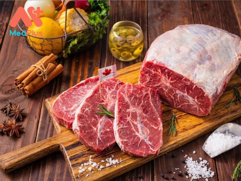 Thịt bò giàu protein giúp tăng cơ hiệu quả