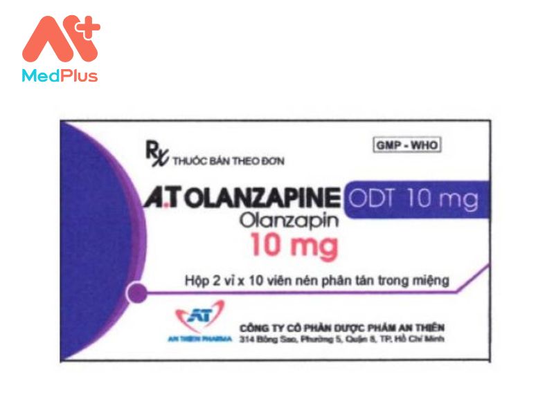 Thuốc A.T Olanzapine ODT 10 mg | Trị Tâm Thần Phân Liệt Hay