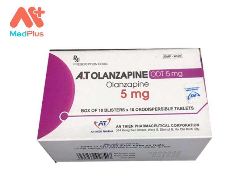 Thuốc A.T Olanzapine ODT 5 mg | Trị Tâm Thần Phân Liệt Hay