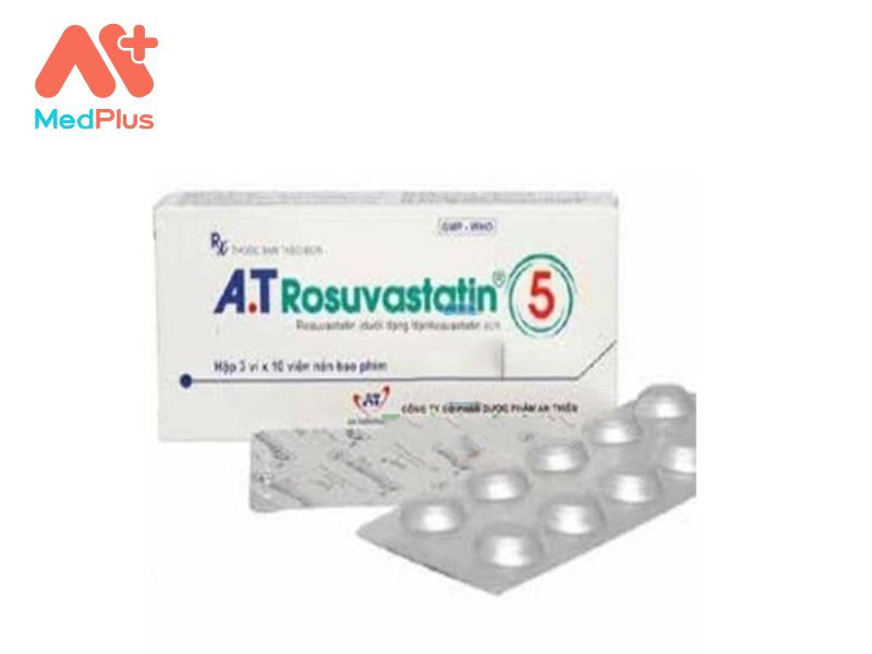 Thuốc A.T Rosuvastatin 5 | Thuốc Hạ Mỡ Máu Hiệu Quả