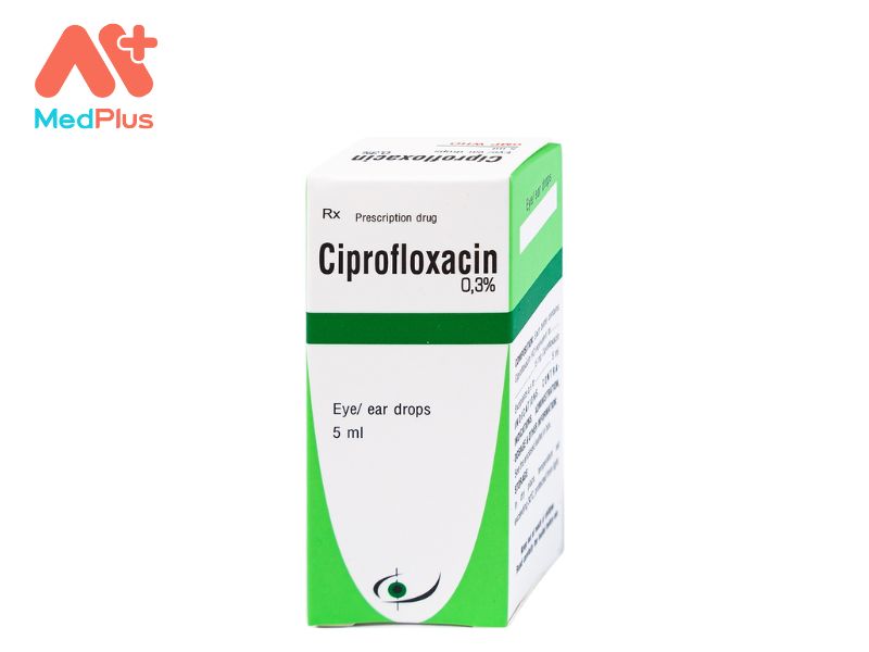 Thuốc Ciprofloxacin Eye/Ear Drops | Trị Loét Giác Mạc
