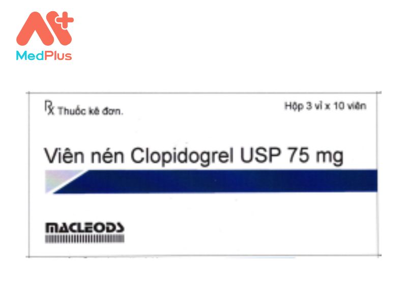 Thuốc Clopidogrel tablets USP 75mg | Trị Các Bệnh Tim Mạch