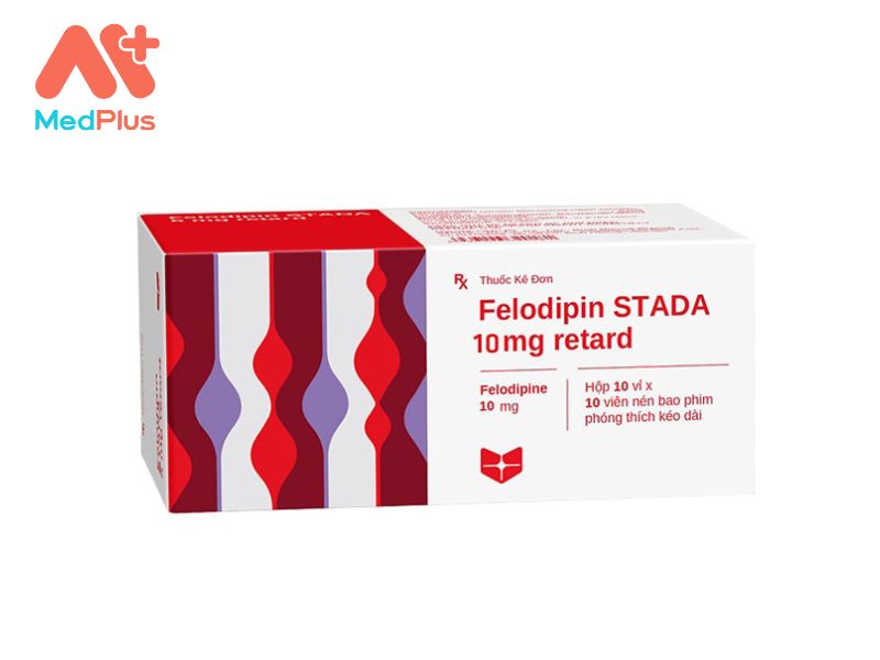Thuốc Felodipin Stada 10 mg retard | Trị Đau Thắt Ngực Hay