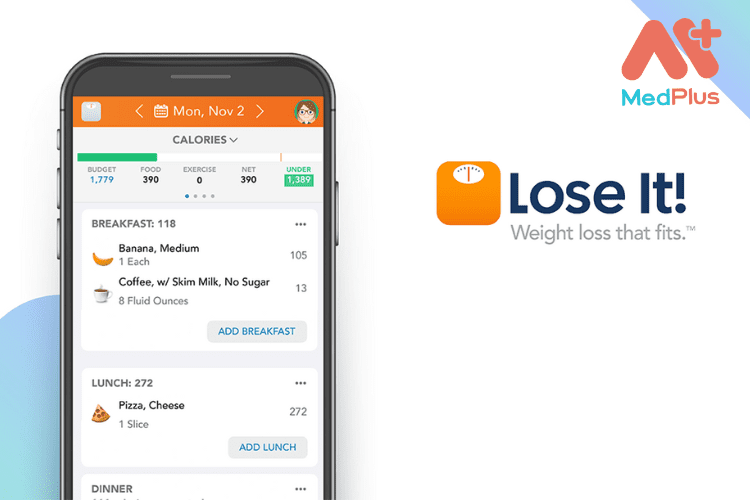 Ứng dụng Lose It sẽ giúp bạn theo dõi lượng chất dinh dưỡng và lượng calo hằng ngày