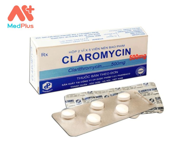 Thuốc Clarithromycin DNPharm 500 | Điều Trị Viêm Phế Quản 