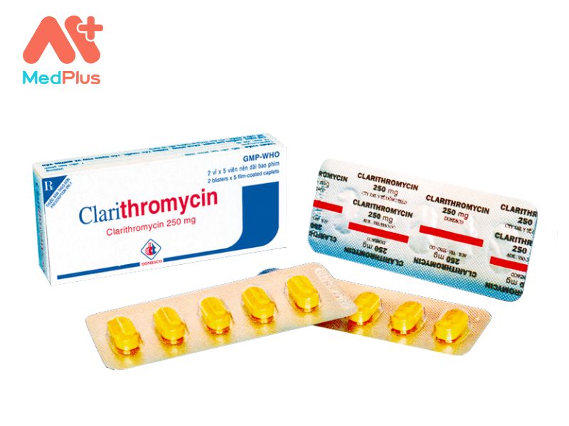 Thuốc Clarithromycin USP 250mg | Điều Trị Viêm Xoang Cấp