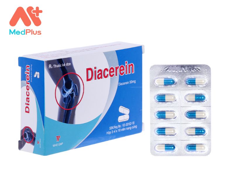 Thuốc Diacerein 50 mg | Điều Trị Thoái Hóa Khớp Hông, Gối