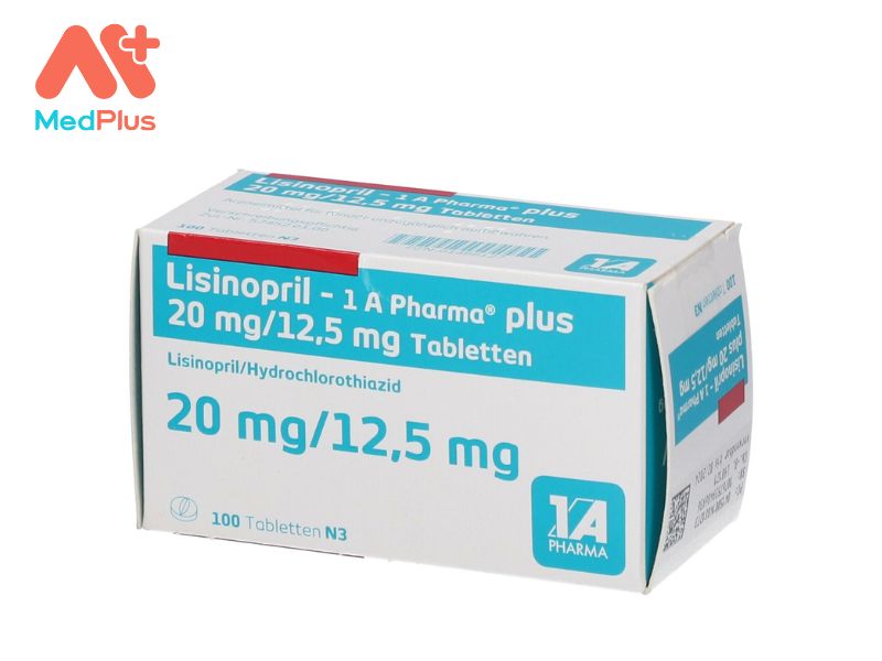 Thuốc Lisinopril-1A Plus | Trị Tăng Huyết Áp Nguyên Phát