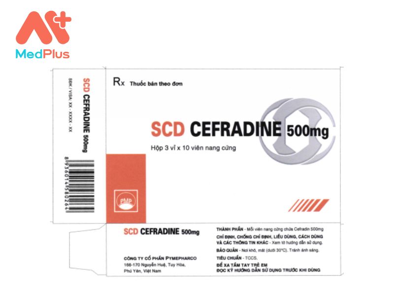 Thuốc SCD Cefradine 500mg | Trị Nhiễm Khuẩn Đường Tiết Niệu
