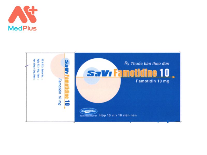 Thuốc SaVi Famotidine 10 | Trị Hội Chứng Zollinger-Ellison
