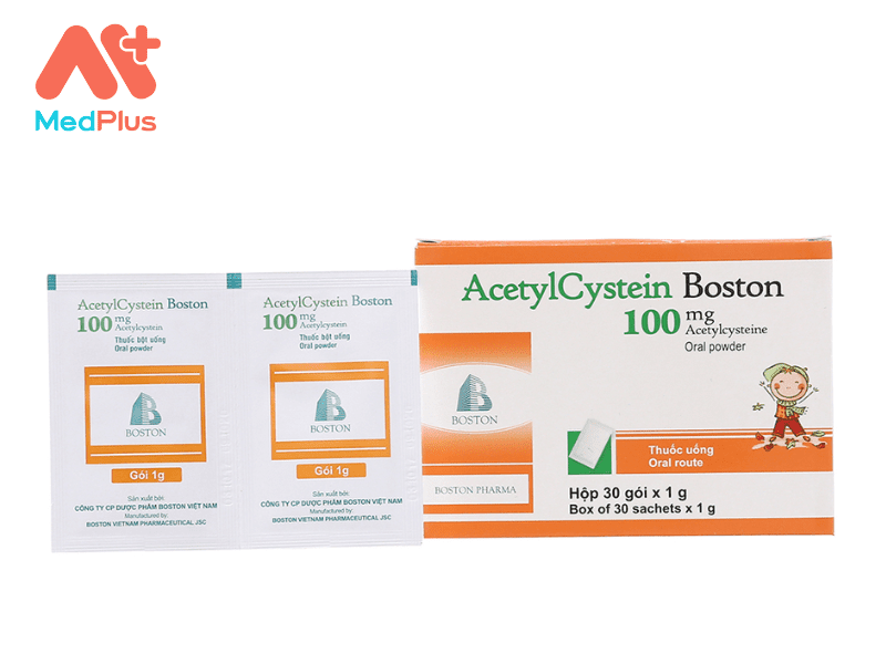 Thuốc Acetylcystein Boston 100 | Điều Trị Rối loạn Tiết Dịch