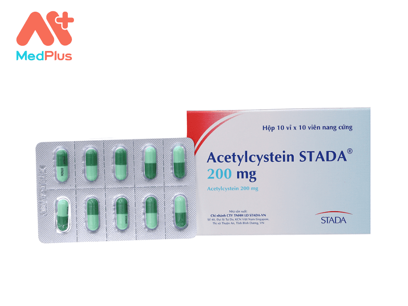 Acetylcystein Stada 200 mg | Giải Độc Quá Liều Paracetamol