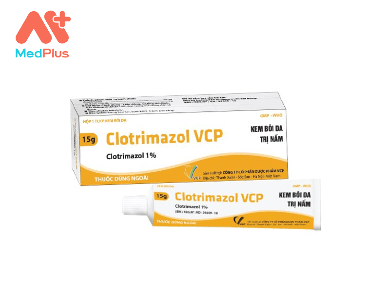 Thuốc Clotrimazol VCP | Trị Nhiễm Khuẩn Candida Ngoài Da