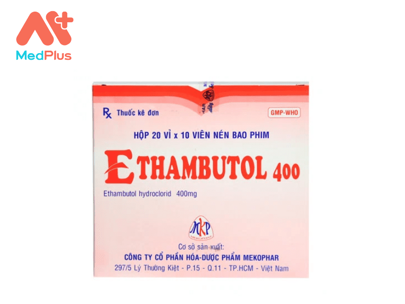 Thuốc Ethambutol 400mg | Điều Trị Bệnh Lao