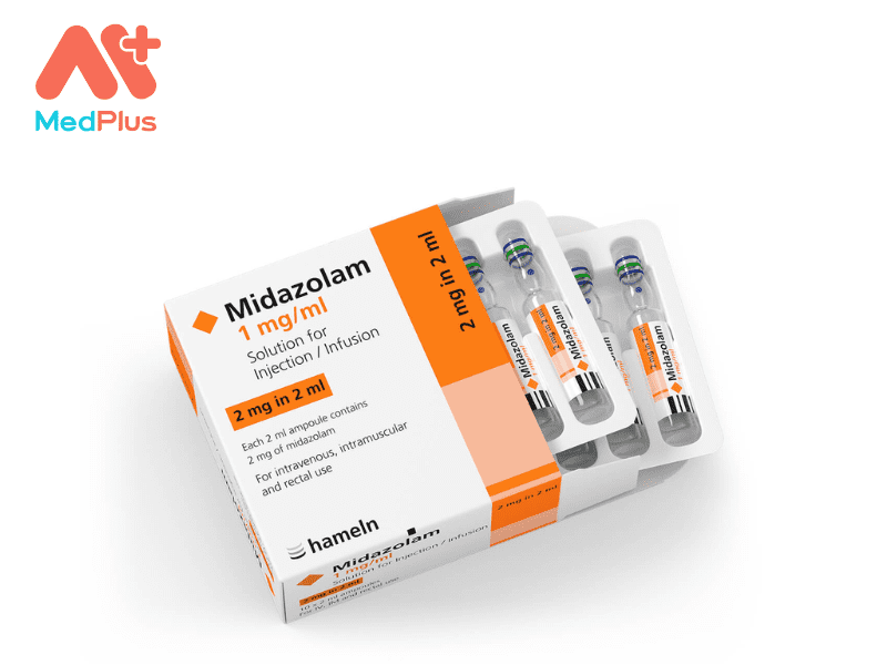 Thuốc Midazolam Rotexmedica 1mg/ml solution for injection